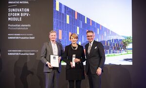 Preisübergabe ICONIC Awards 2019 - Innovative Material - Best of Best